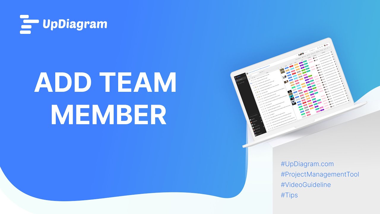 Add team member – UpDiagram Short Guide video