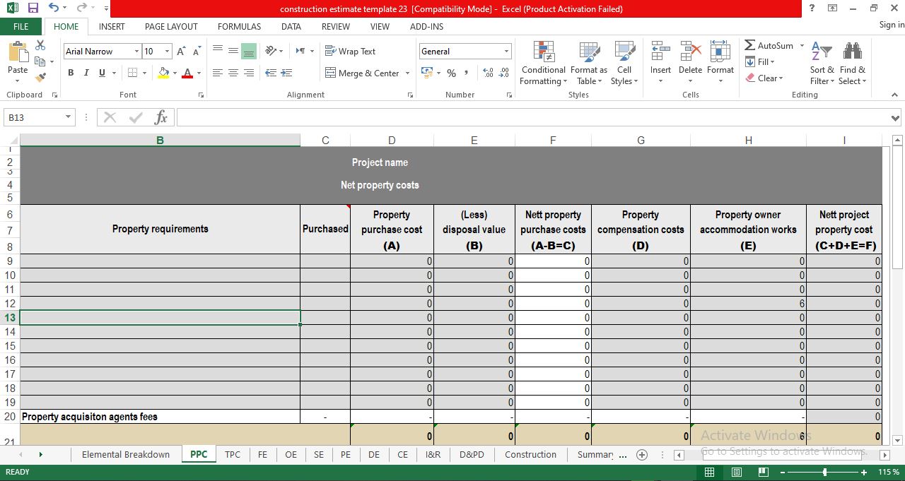Disadvantage of project management using excel
