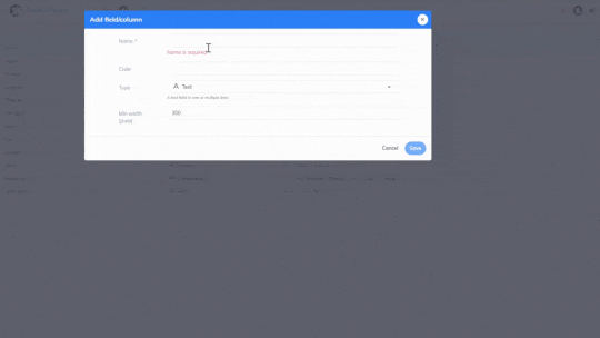 Set up the person field in custom fields