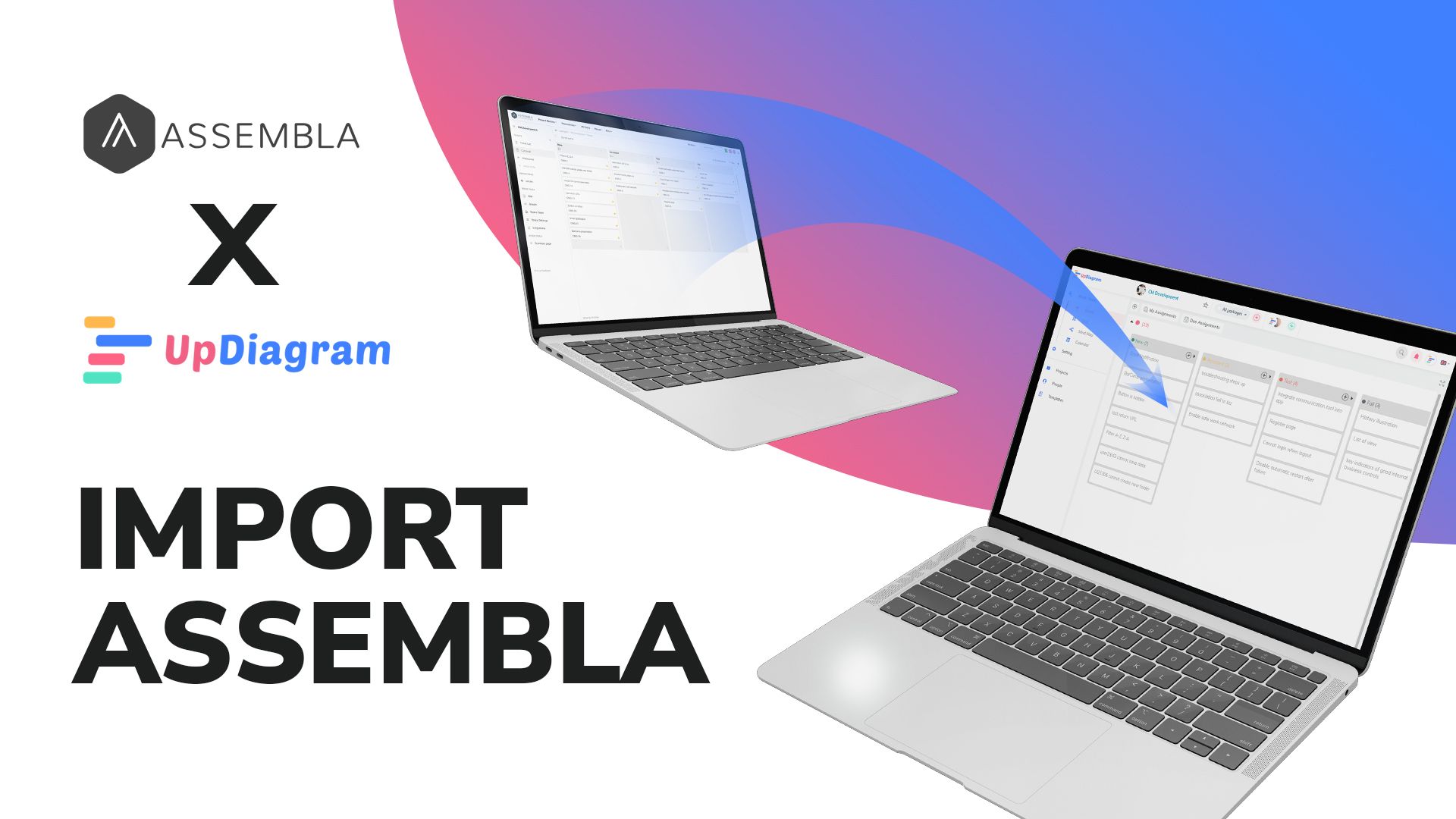 import project data from Assembla into UpDiagram