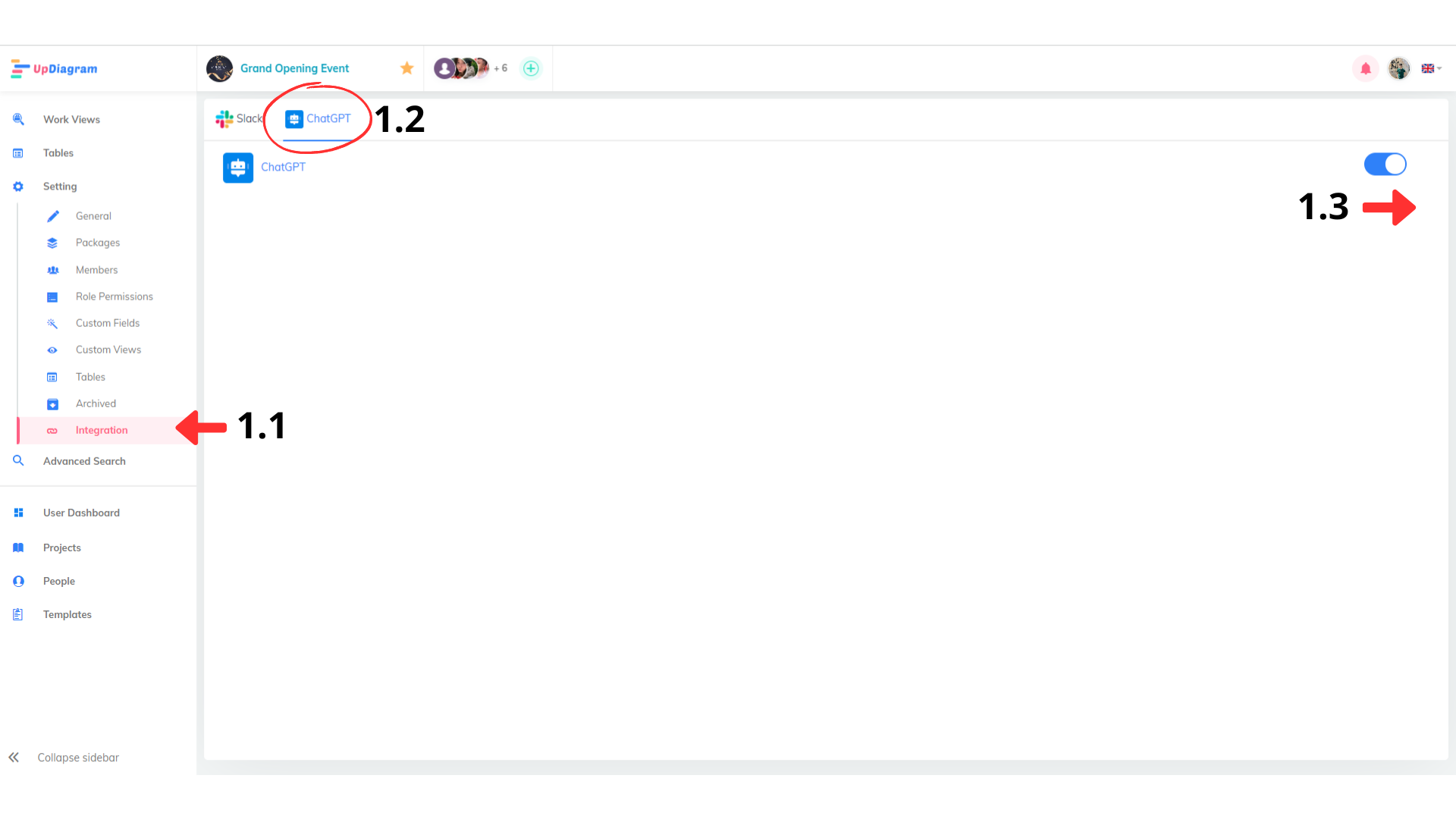 UpDiagram integrated ChatGPT