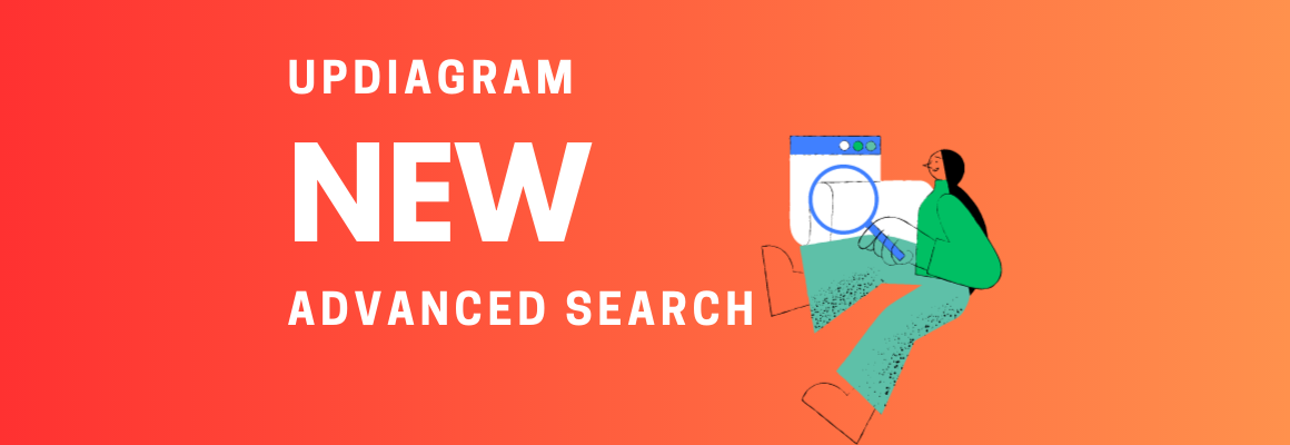 UpDiagram's Advanced Search feature simplifies the search process for users