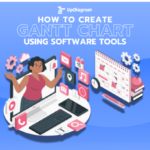 Step-by-step guide on creating a Gantt chart using Kingsoft software tools for project management.
