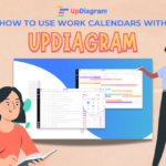 Visual guide on integrating work calendars with UpDiagram for efficient project management and scheduling.